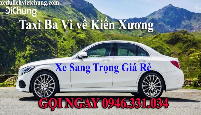 taxi từ ba vì đi kiến xương